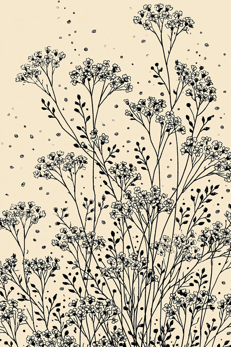 Meadow Filler Flower Motif Botanical from Botanical Sprig Library Book 9, a digital embroidery design reference for machine embroidery designs, embroidery patterns and small motif and accent designs.