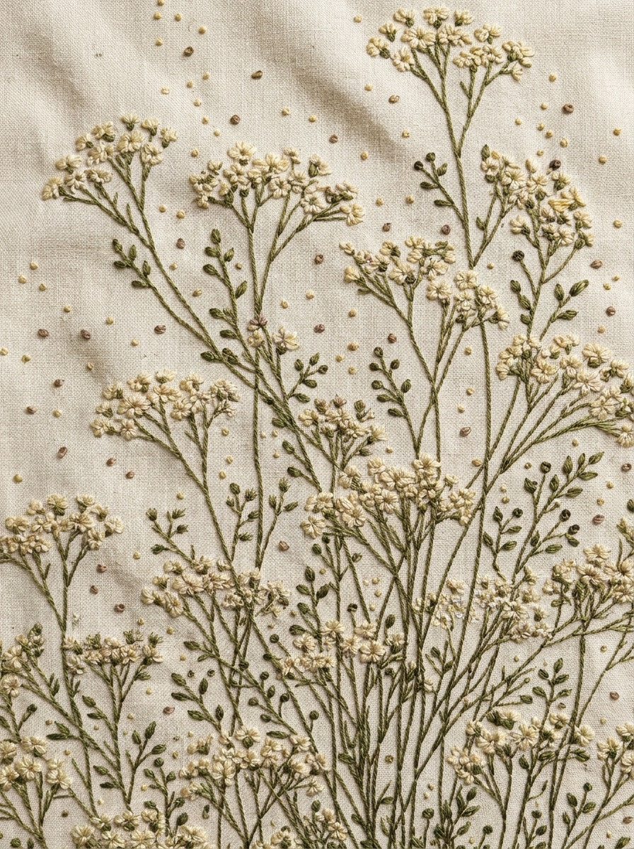 Meadow Filler Flower Motif Botanical from Botanical Sprig Library Book 9, a digital embroidery design reference for machine embroidery designs, embroidery patterns and small motif and accent designs.