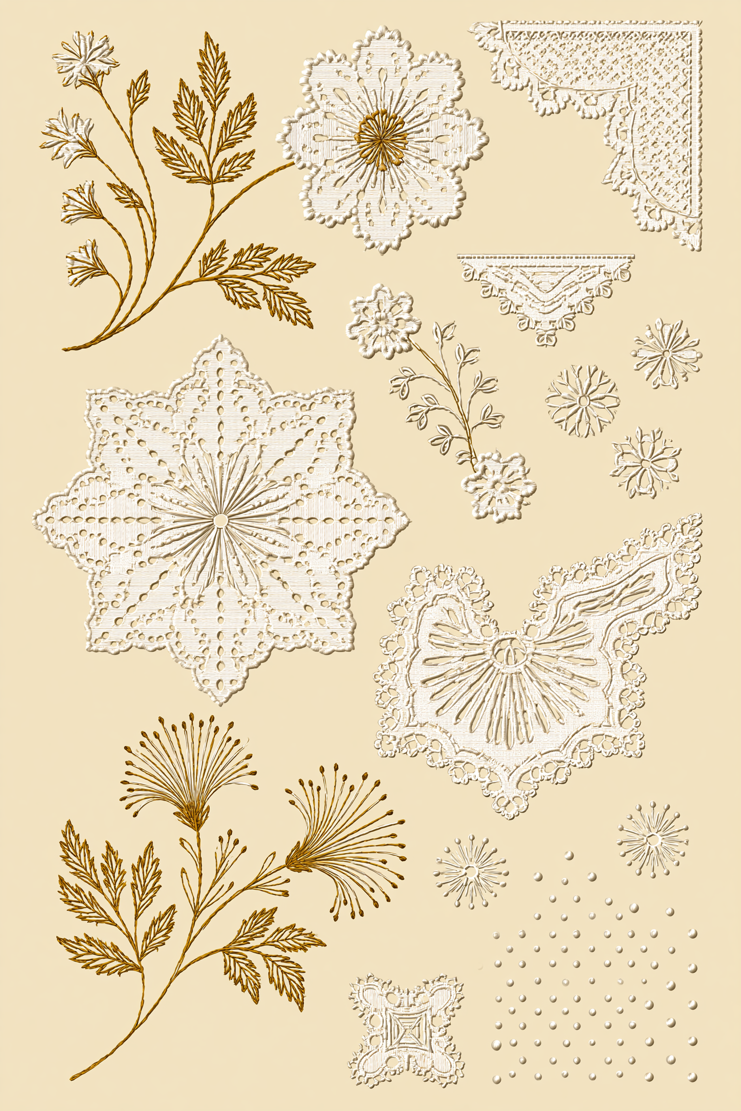 Accent Designs & Mini Motif Library - Book 2 | Digital PDF Embroidery Design Book