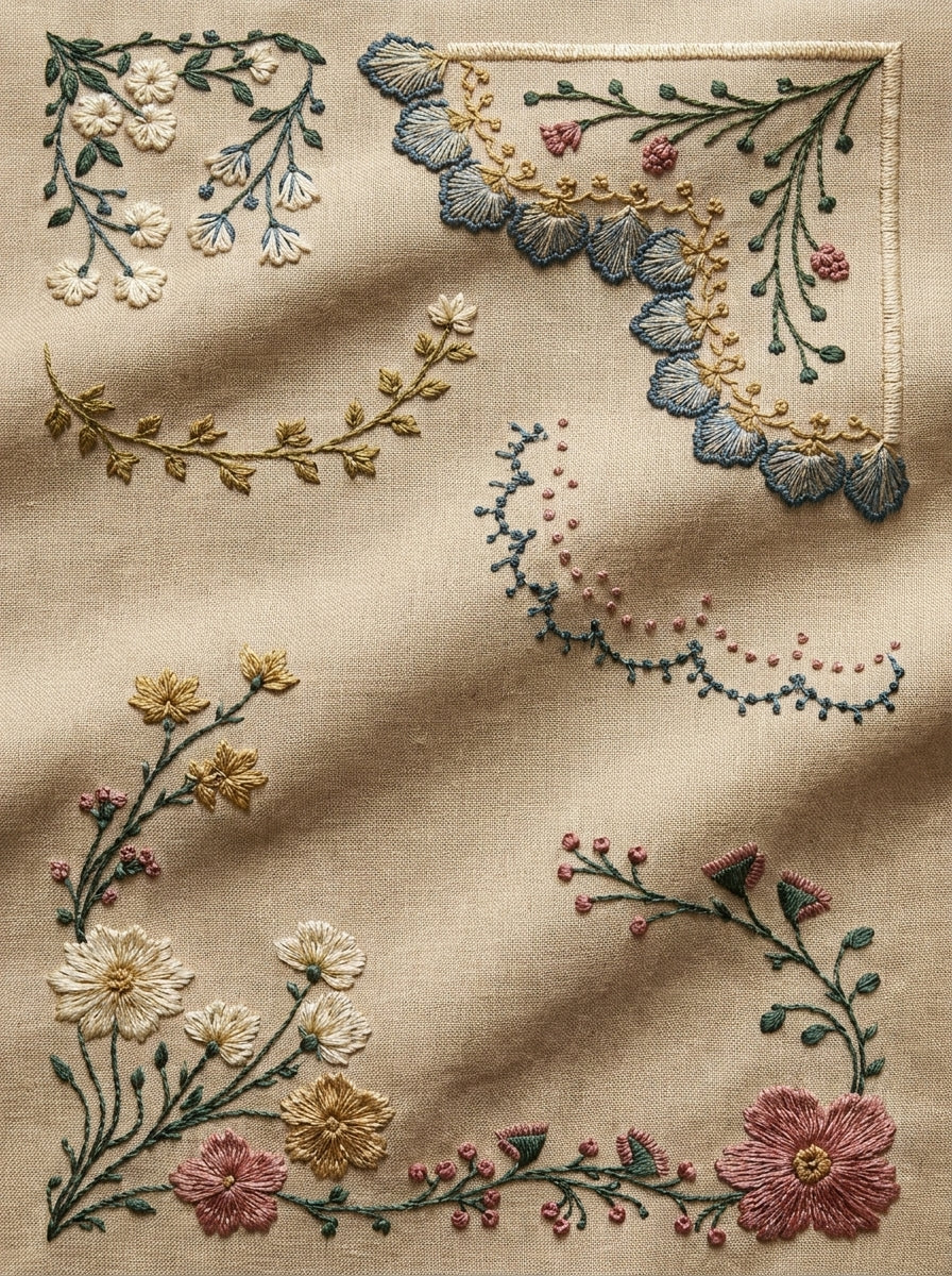 Accent Designs & Mini Motif Library - Book 3 | Digital PDF Embroidery Design Book