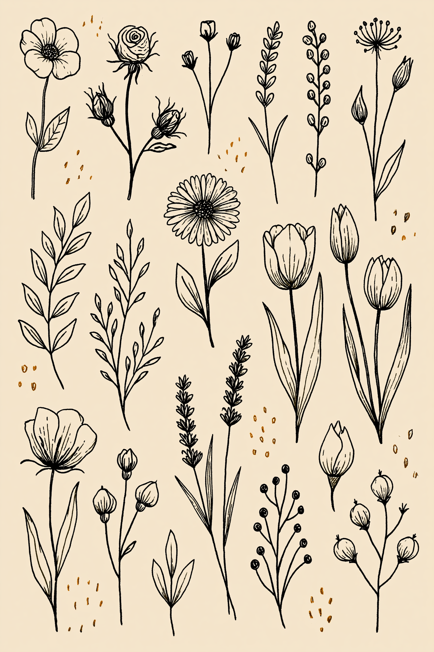 Accent Designs & Mini Motif Library - Book 3 | Digital PDF Embroidery Design Book
