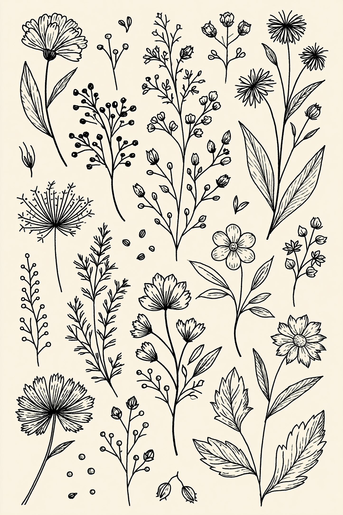 Accent Designs & Mini Motif Library - Book 1 | Digital PDF Embroidery Design Book