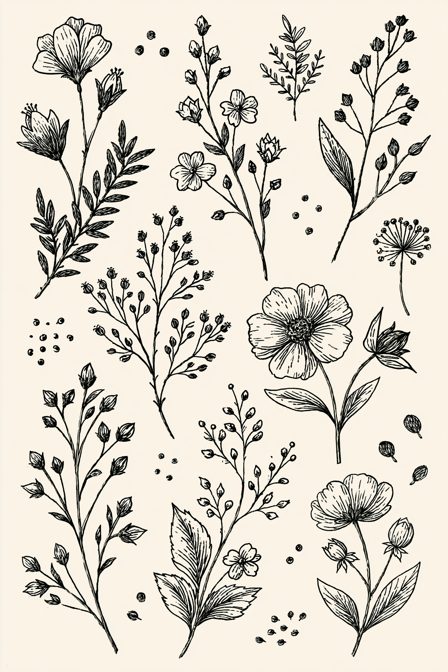 Accent Designs & Mini Motif Library - Book 3 | Digital PDF Embroidery Design Book
