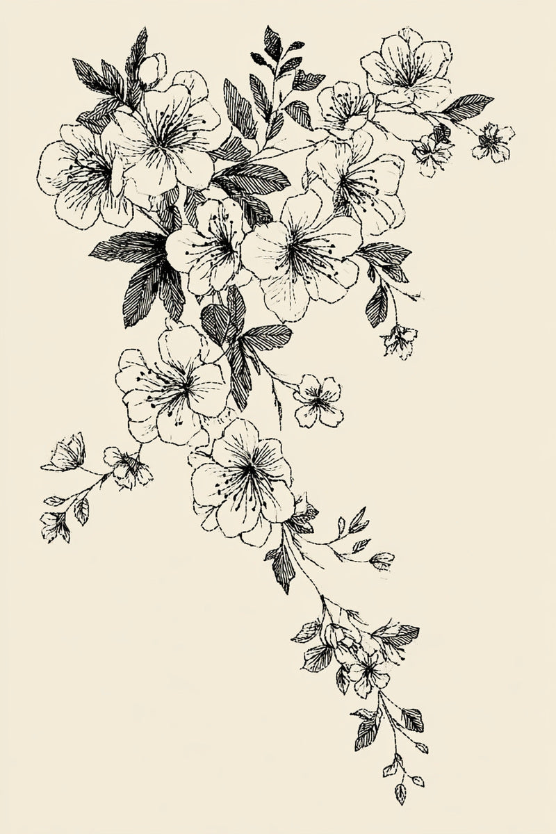 Mini Florals And Foliage from Botanical Embroidery Designs Book 1, a digital embroidery design reference for machine embroidery designs, embroidery patterns and small motif and accent designs.