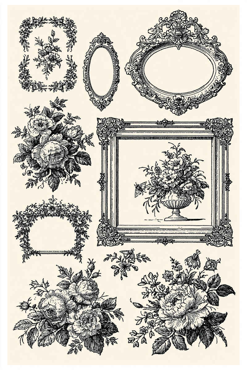 Mini Frames Large Frames And from Classic Frames & Borders Book 1, a digital embroidery design reference for machine embroidery designs, embroidery patterns and border and edge embroidery.