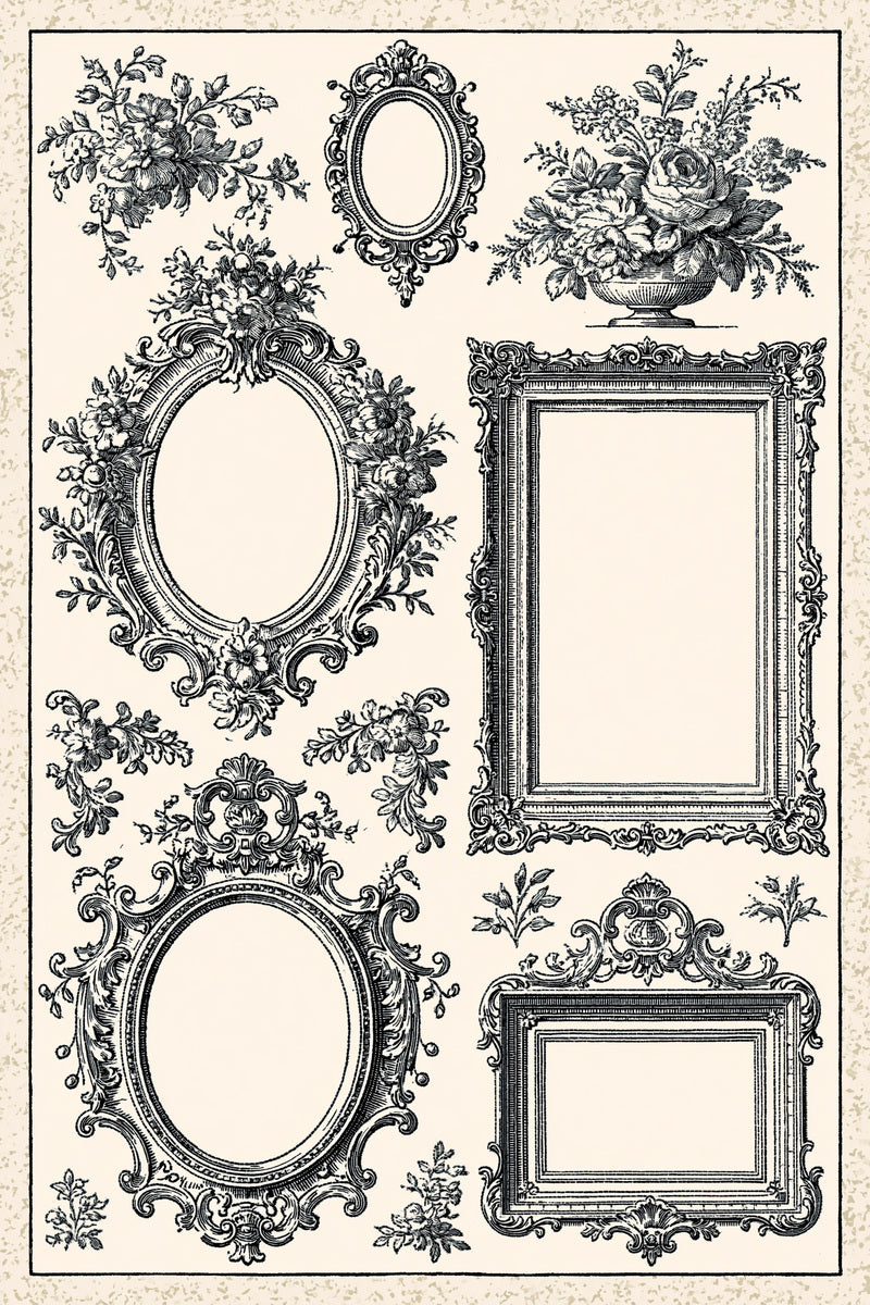 Mini Frames Large Frames And from Classic Frames & Borders Book 3, a digital embroidery design reference for machine embroidery designs, embroidery patterns and border and edge embroidery.