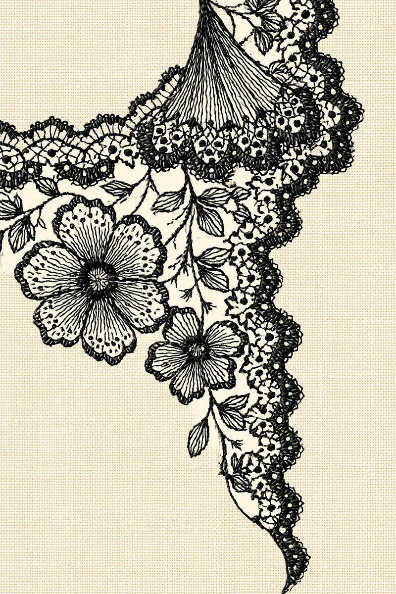 Mini Lace Corner Detail Mini from Accent Designs & Mini Motif Library Book 2, a digital embroidery design reference for machine embroidery designs, embroidery patterns and corner embroidery.