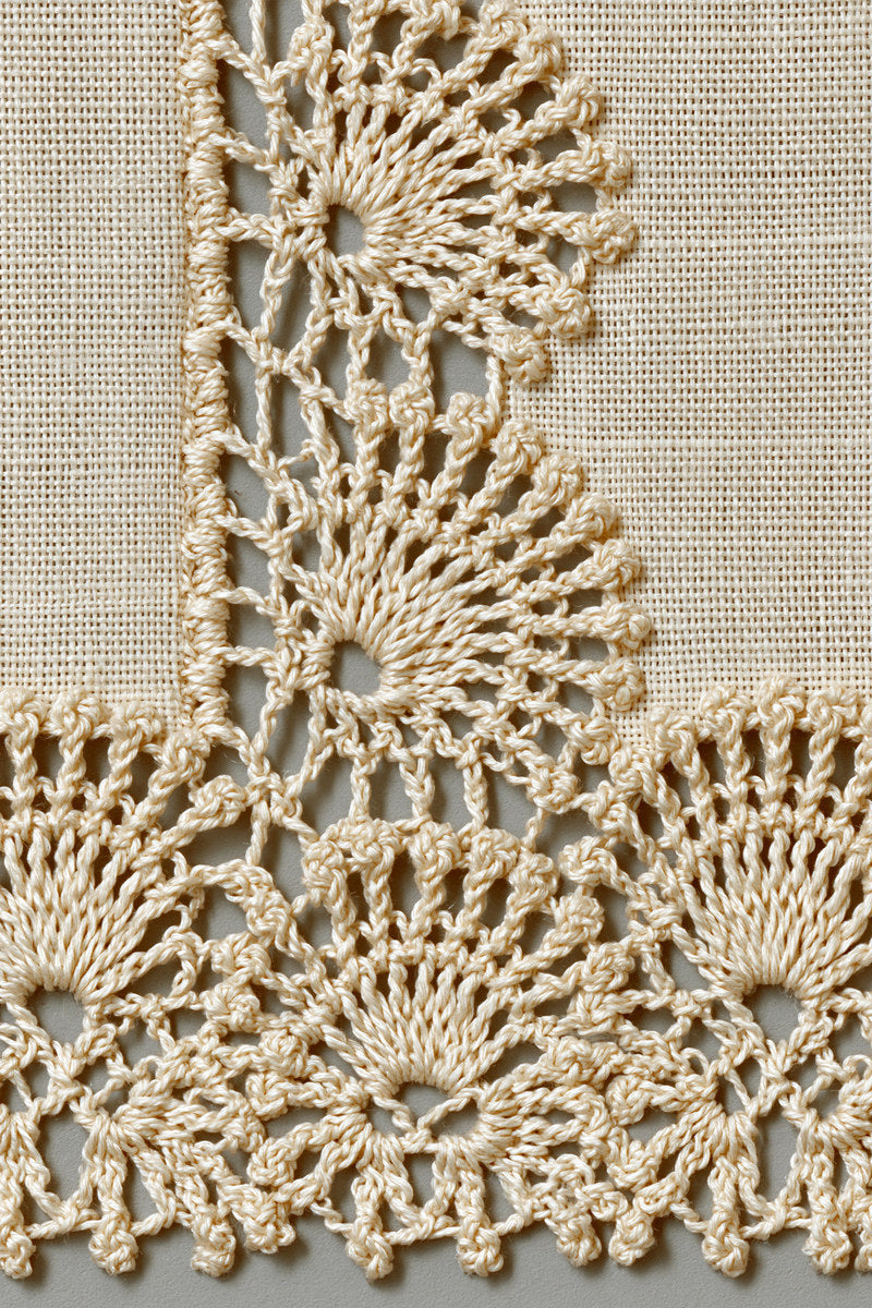 Minimal Crochet Picot Edge Crochet from Crochet Lace Borders & Edgings Book 4, a digital embroidery design reference for machine embroidery designs, embroidery patterns and border and edge embroidery.
