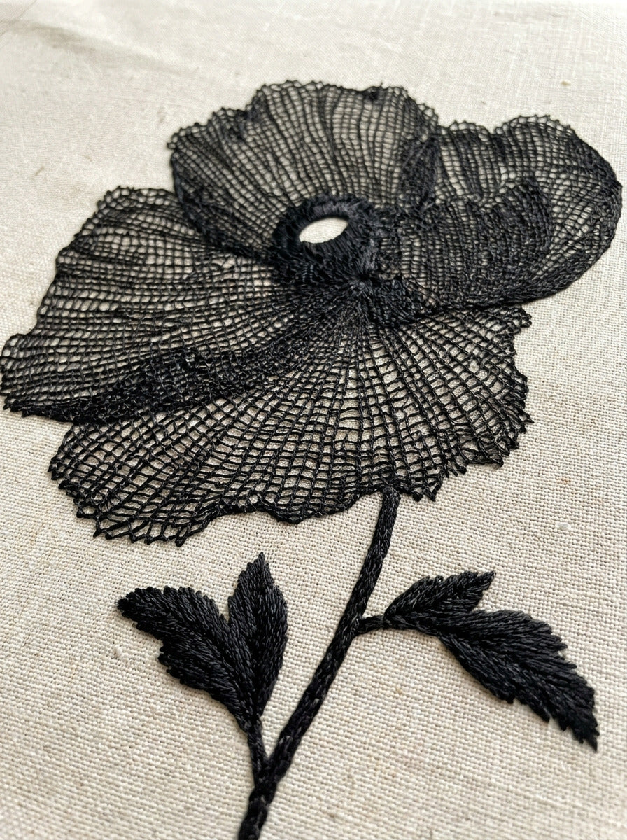 Minimal Eyelet Flower from Lace Embroidery & Broderie Designs Book 2, a digital embroidery design reference for machine embroidery designs, embroidery patterns and lace and broderie details.