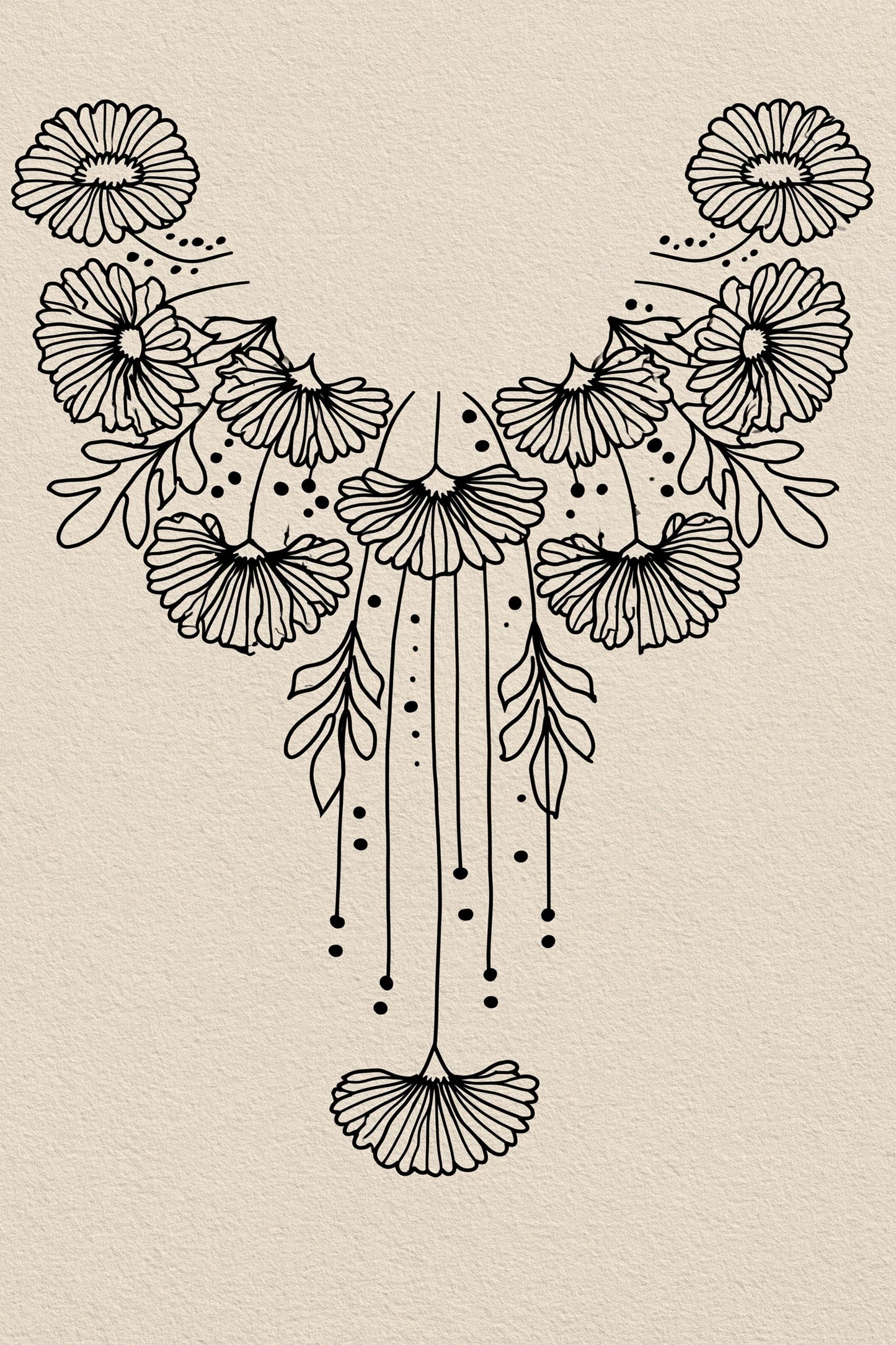 Digital PDF embroidery design bundle cover preview for Monochrome Stitch Language Bundle 2, featuring curated embroidery patterns, motif library references and textile design… - preview 12