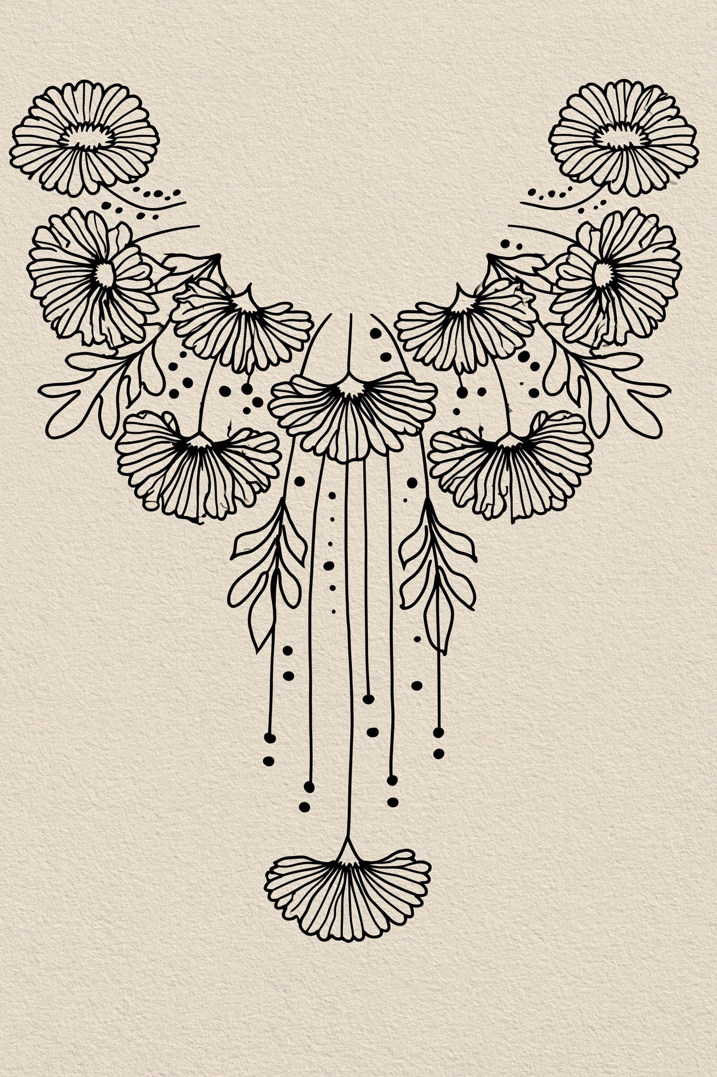 Digital PDF embroidery design bundle cover preview for Monochrome Stitch Language Bundle 2, featuring curated embroidery patterns, motif library references and textile design… - preview 12