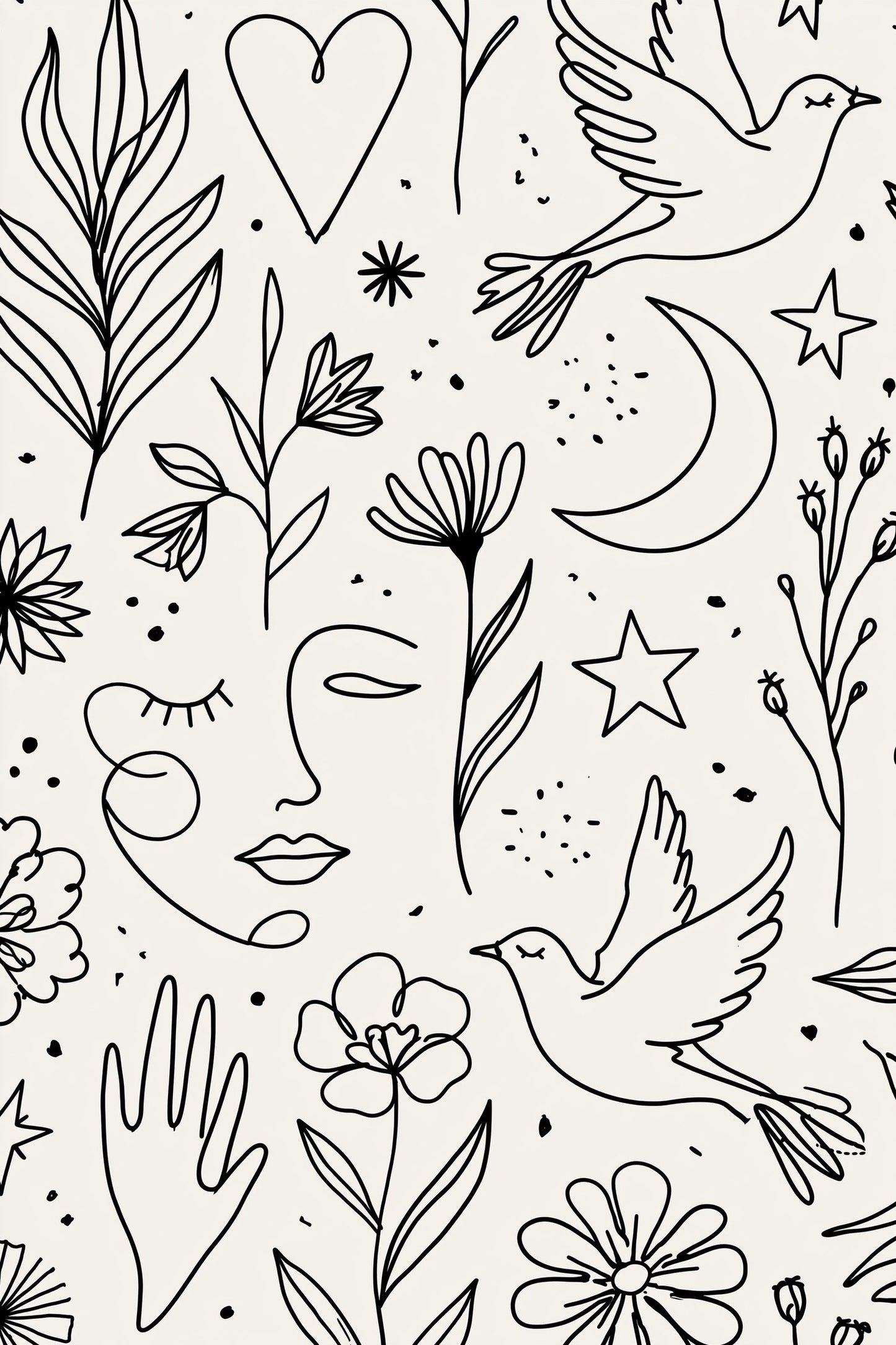 Digital PDF embroidery design bundle cover preview for Monochrome Stitch Language Bundle 1, featuring curated embroidery patterns, motif library references and textile design… - preview 17