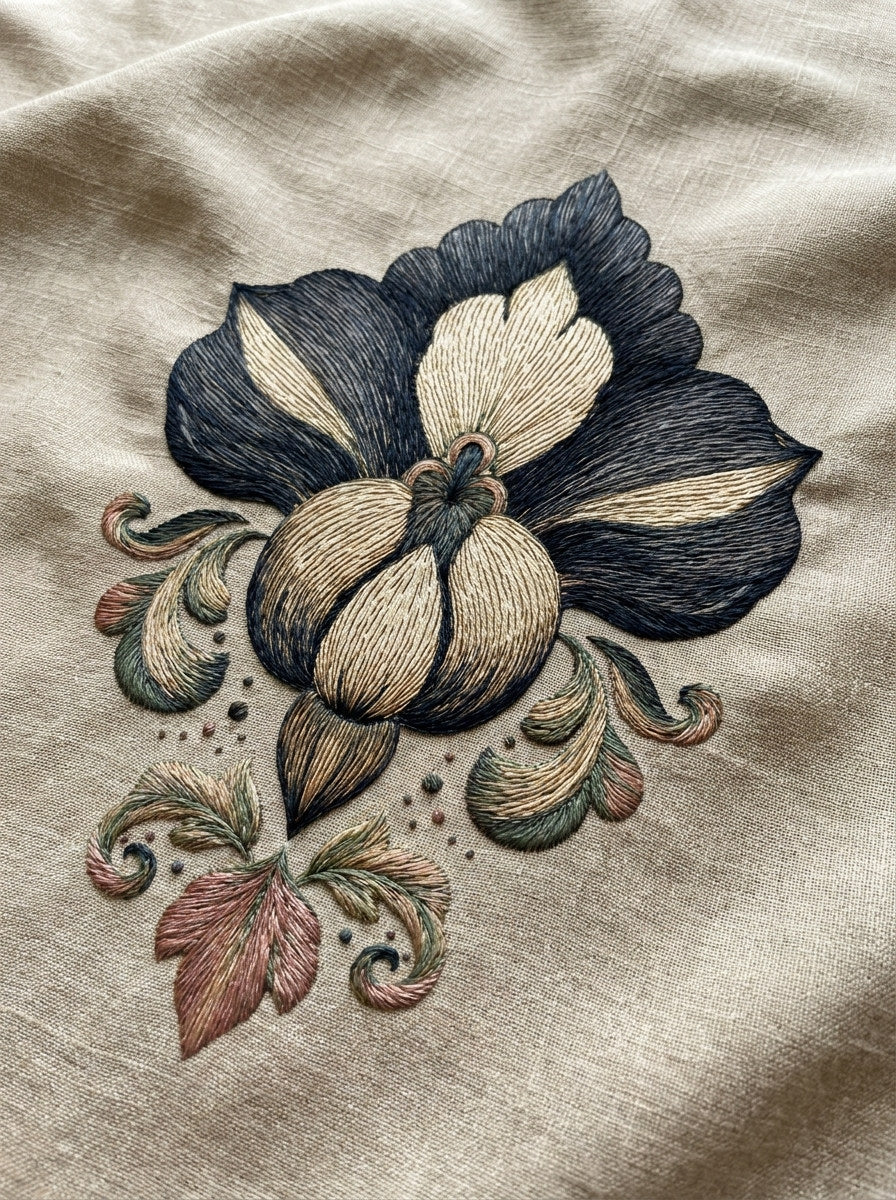 Modern Baroque Blossom Motif Neo from Neo Baroque Petal Forms Book 1, a digital embroidery design reference for machine embroidery designs, embroidery patterns and embroidery design reference.