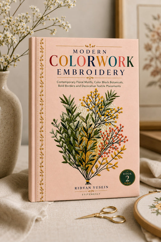 Modern Colorwork Embroidery 2 Book 02 from Modern Colorwork Embroidery Book 2, a digital embroidery design reference for machine embroidery designs, embroidery patterns and embroidery design reference.