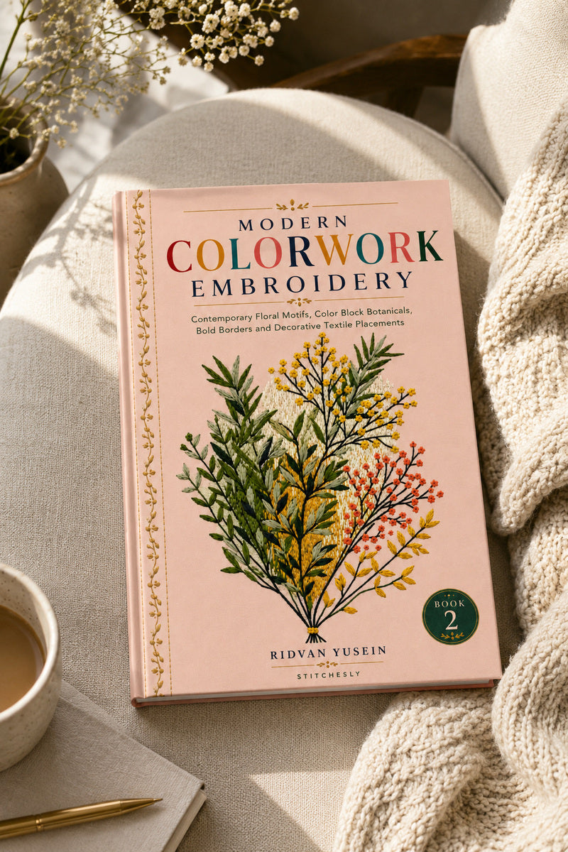 Modern Colorwork Embroidery 2 Book from Modern Colorwork Embroidery Book 2, a digital embroidery design reference for machine embroidery designs, embroidery patterns and embroidery design reference.