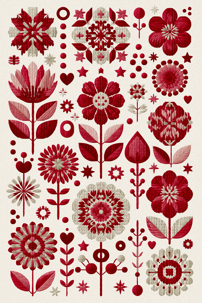 Modern Colorwork Embroidery Pattern Book 02 from Modern Colorwork Embroidery Book 3, a digital embroidery design reference for machine embroidery designs, embroidery patterns and embroidery design reference.