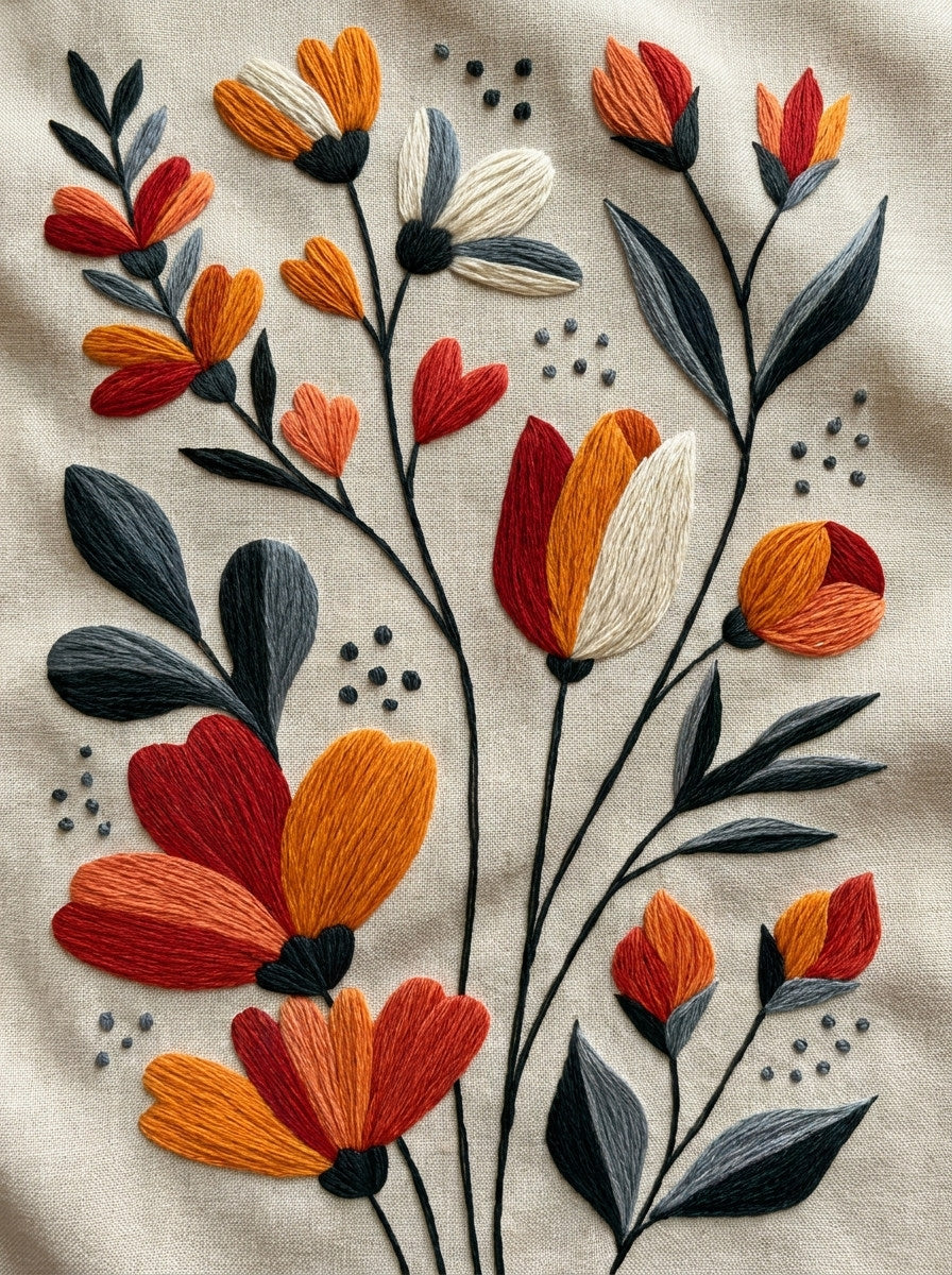 Modern Colorwork Embroidery Pattern Book 2 from Modern Colorwork Embroidery Book 2, a digital embroidery design reference for machine embroidery designs, embroidery patterns and embroidery design reference.