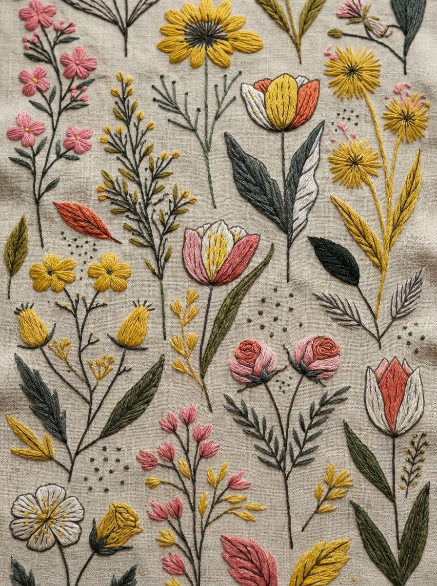 Modern Colorwork Embroidery Pattern Book 2 from Modern Colorwork Embroidery Book 3, a digital embroidery design reference for machine embroidery designs, embroidery patterns and embroidery design reference.