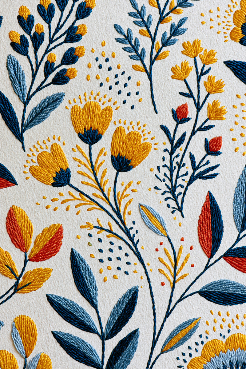 Modern Colorwork Embroidery Pattern Book from Modern Colorwork Embroidery Book 2, a digital embroidery design reference for machine embroidery designs, embroidery patterns and embroidery design reference.