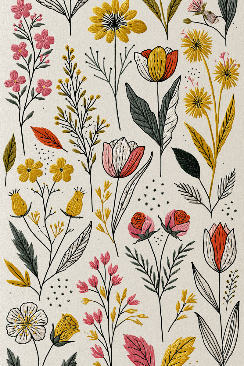 Modern Colorwork Embroidery Pattern Book from Modern Colorwork Embroidery Book 3, a digital embroidery design reference for machine embroidery designs, embroidery patterns and embroidery design reference.