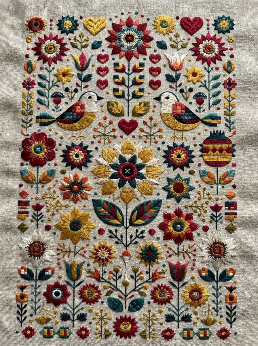 Modern Colorwork Mini Motif Library from Modern Colorwork Embroidery Book 3, a digital embroidery design reference for machine embroidery designs, embroidery patterns and small motif and accent designs.