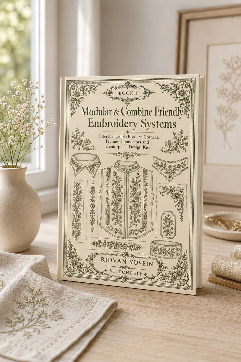 Modular And Combine Friendly Embroidery Systems 1 Book 02 from Modular & Combine Friendly Embroidery Systems Book 1, a digital embroidery design reference for machine embroidery designs, embroidery patterns and embroidery design reference.
