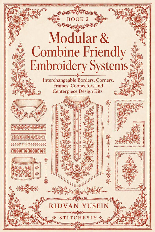 Modular And Combine Friendly Embroidery Systems 2 Book 03 from Modular & Combine Friendly Embroidery Systems - Book 2, a machine embroidery design reference.