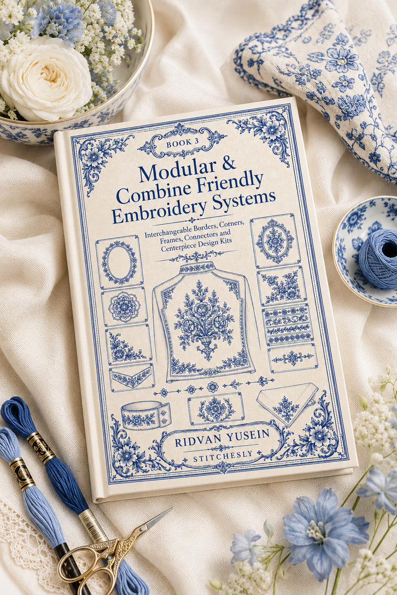 Modular And Combine Friendly Embroidery Systems 3 Book 03 from Modular & Combine Friendly Embroidery Systems Book 3, a digital embroidery design reference for machine embroidery designs, embroidery patterns and embroidery design reference.