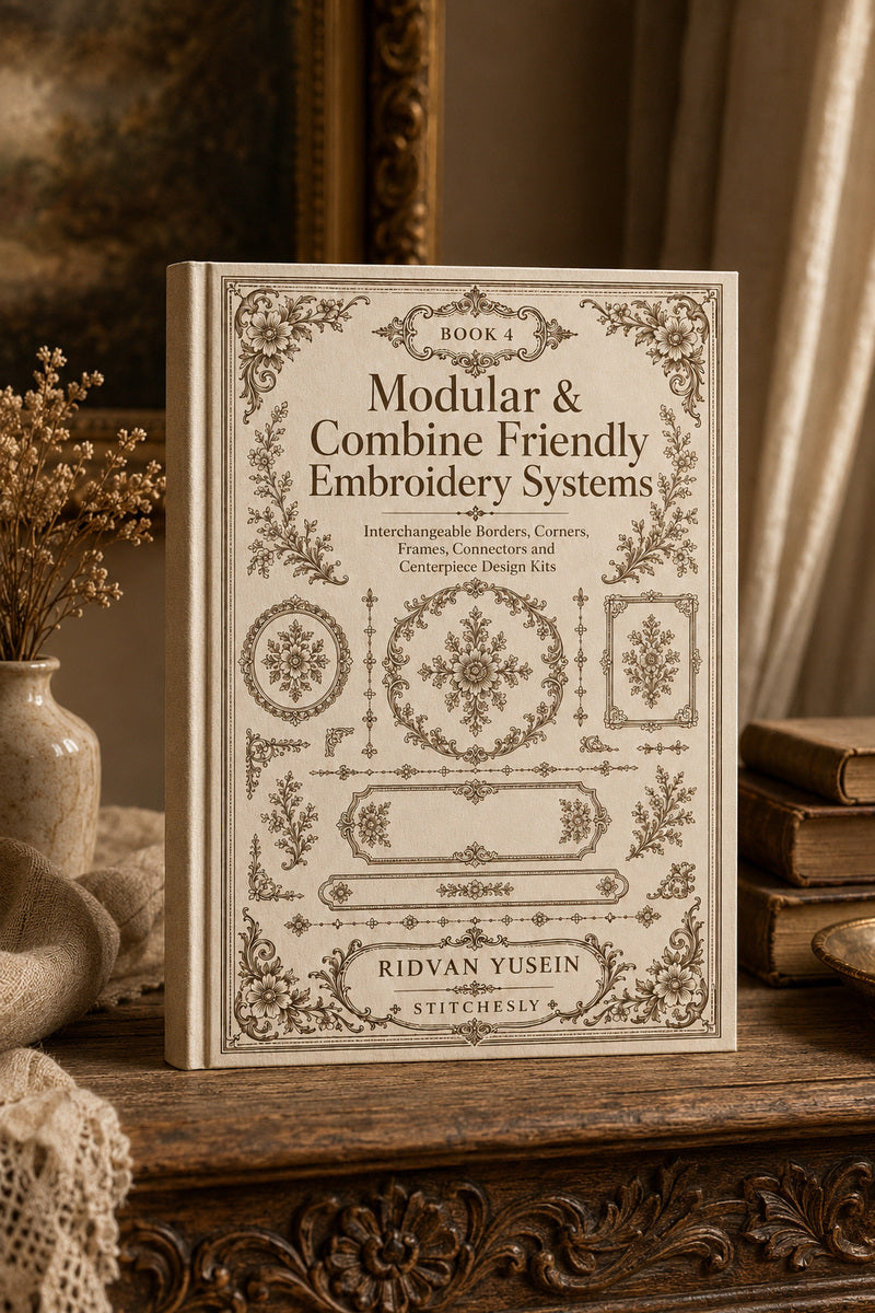 Modular And Combine Friendly Embroidery Systems 4 Book 02 from Modular & Combine Friendly Embroidery Systems Book 4, a digital embroidery design reference for machine embroidery designs, embroidery patterns and embroidery design reference.