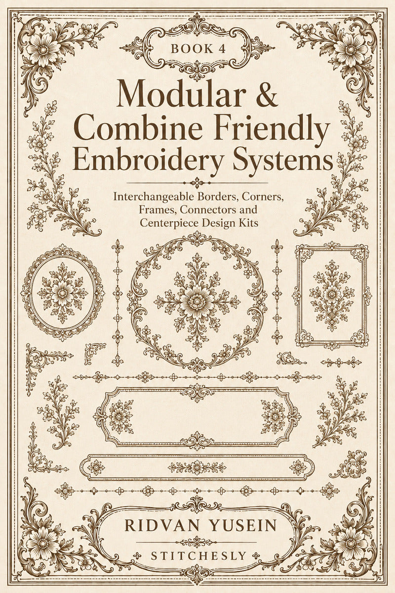 Modular And Combine Friendly Embroidery Systems 4 Book 03 from Modular & Combine Friendly Embroidery Systems Book 4, a digital embroidery design reference for machine embroidery designs, embroidery patterns and embroidery design reference.