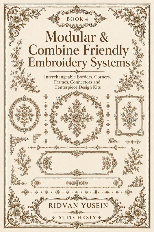 Modular And Combine Friendly Embroidery Systems 4 Book 03 from Modular & Combine Friendly Embroidery Systems Book 4, a digital embroidery design reference for machine embroidery designs, embroidery patterns and embroidery design reference.