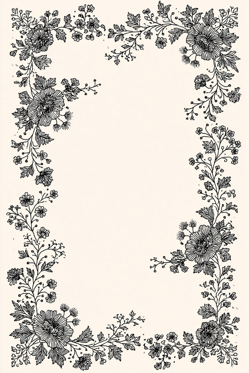 Modular Border Kit Classic Frame from Classic Frames & Borders Book 7, a digital embroidery design reference for machine embroidery designs, embroidery patterns and border and edge embroidery.