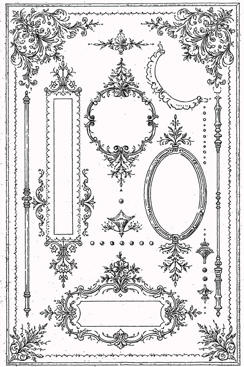Modular Frame Builder Set Classic from Classic Frames & Borders Book 4, a digital embroidery design reference for machine embroidery designs, embroidery patterns and border and edge embroidery.