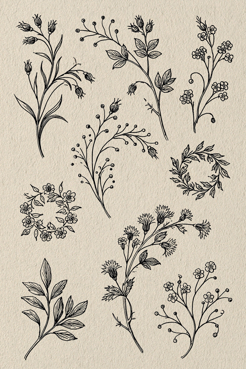 Victorian Sprig & Heirloom Botanicals Book 49 Product Book 4 digital PDF embroidery design book - product image 14