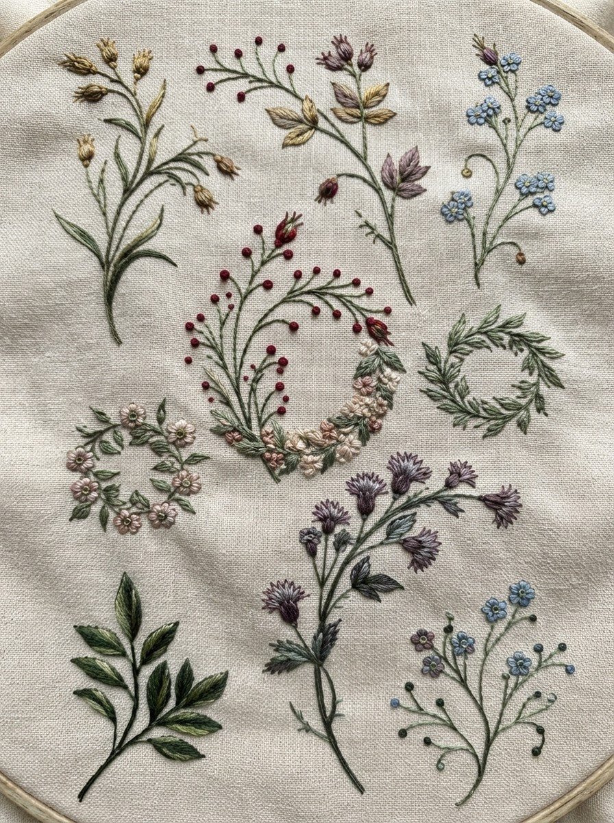 Victorian Sprig & Heirloom Botanicals Book 49 Product Book 4 digital PDF embroidery design book - product image 16