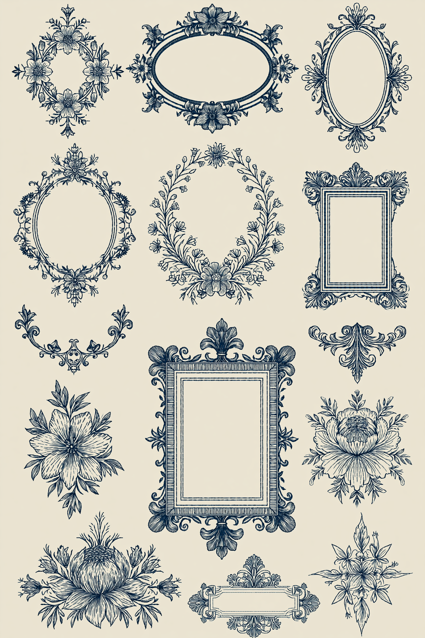Accent Designs & Mini Motif Library - Book 4 | Digital PDF Embroidery Design Book