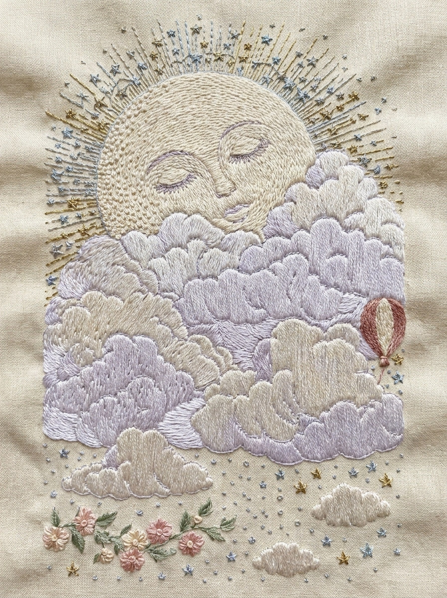 Moon Star And Dream Library Plate Baby And 0 Png from Baby & Kids Embroidery Book 3, a digital embroidery design reference for machine embroidery designs, embroidery patterns and baby and keepsake embroidery.