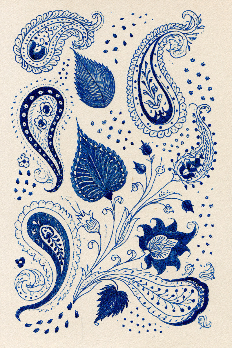 Mughal And Persian Garden Inspired from Mughal & Persian Garden Embroidery Book 1, a digital embroidery design reference for machine embroidery designs, embroidery patterns and botanical and floral embroidery.