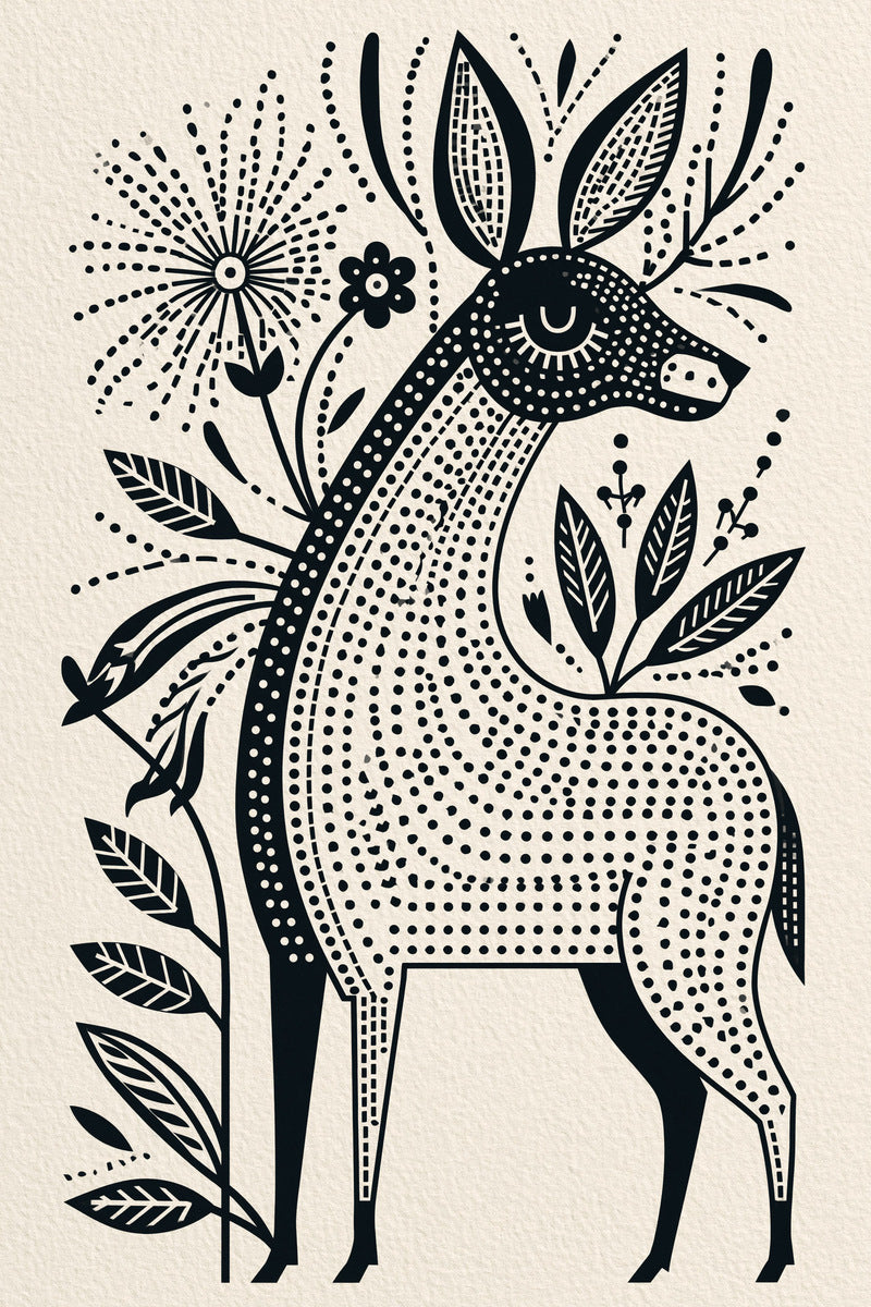 Naive Folk Animal Motif Global from Global Folk Art Embroidery Book 4, a digital embroidery design reference for machine embroidery designs, embroidery patterns and embroidery design reference.
