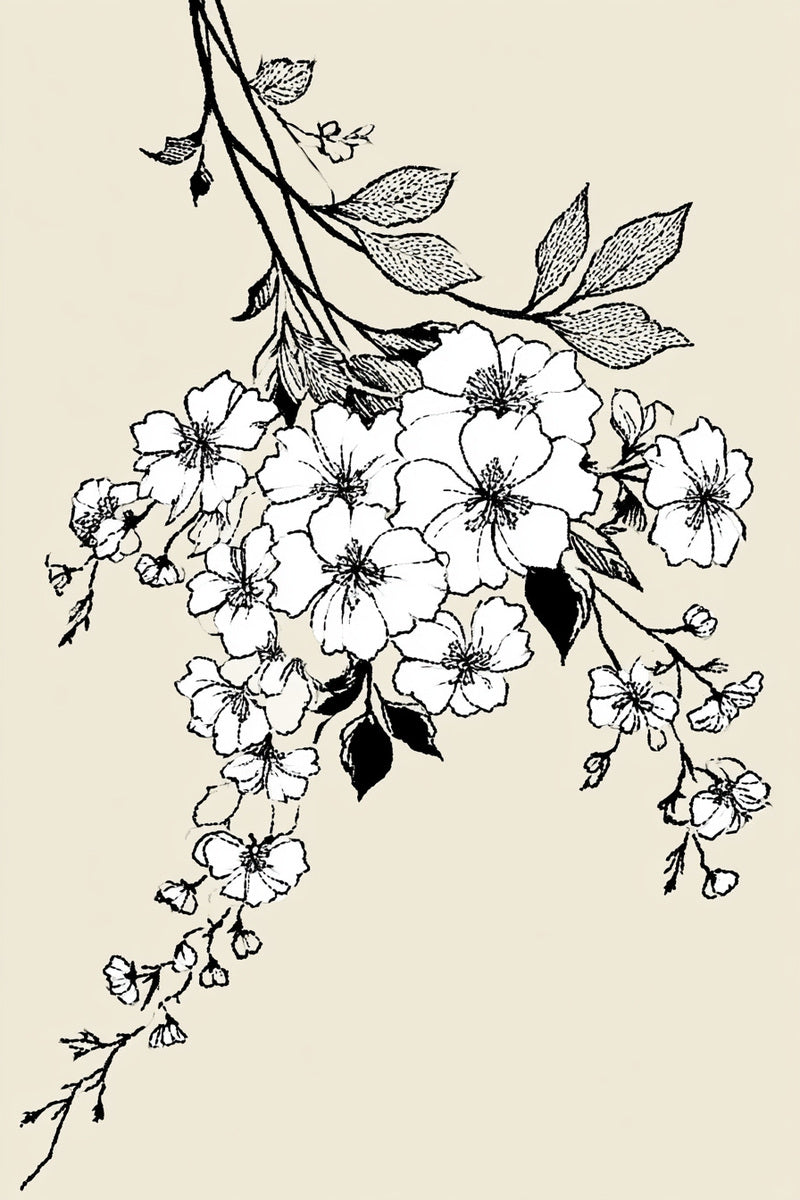 Napkin Corner Placement from Botanical Embroidery Designs Book 3, a digital embroidery design reference for machine embroidery designs, embroidery patterns and corner embroidery.