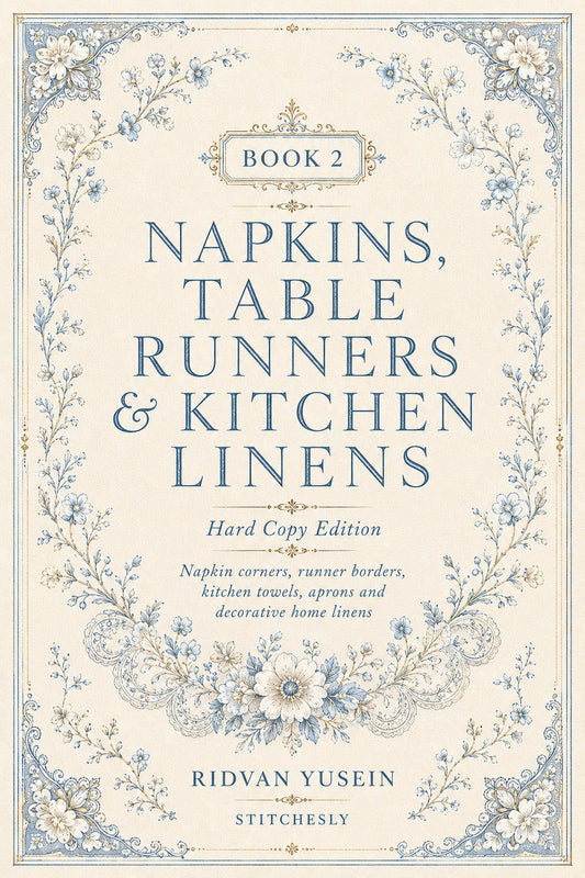 Napkins, Table Runners and Kitchen Linens Book Two, cover view 2.