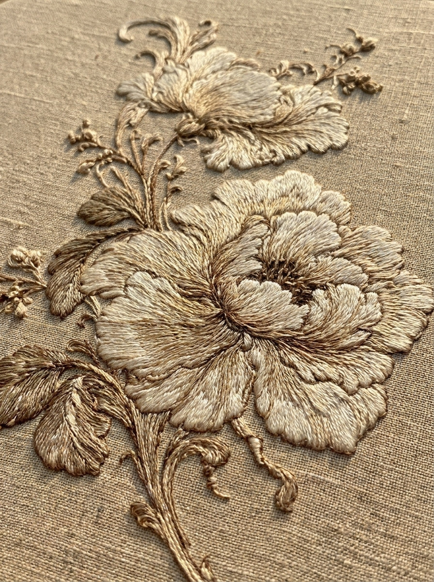 Neo Baroque Floral Corner from Baroque Scrollwork & Luxury Ornament Book 2, a digital embroidery design reference for machine embroidery designs, embroidery patterns and corner embroidery.