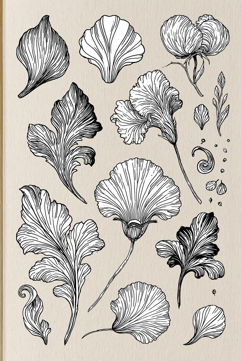 Neo Baroque Petal Forms Book 42 Product Book 2 digital PDF embroidery design book - pattern preview 4