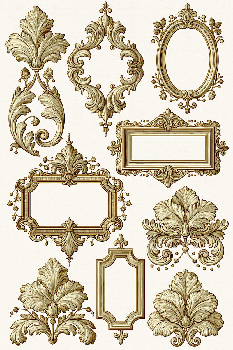 Neo Baroque Petal Forms Book 42 Product Book 4 digital PDF embroidery design book - pattern preview 4