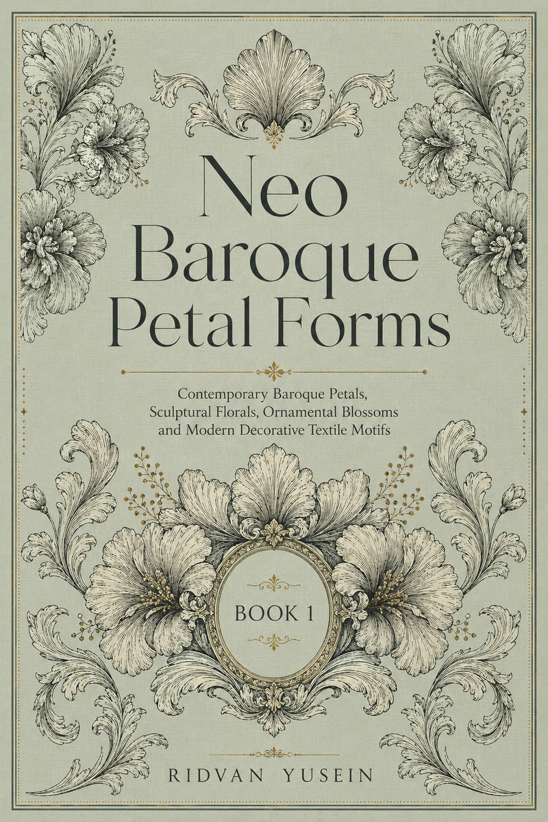 Neo Baroque Petal Forms 1 Book 03 from Neo Baroque Petal Forms Book 1, a digital embroidery design reference for machine embroidery designs, embroidery patterns and embroidery design reference.