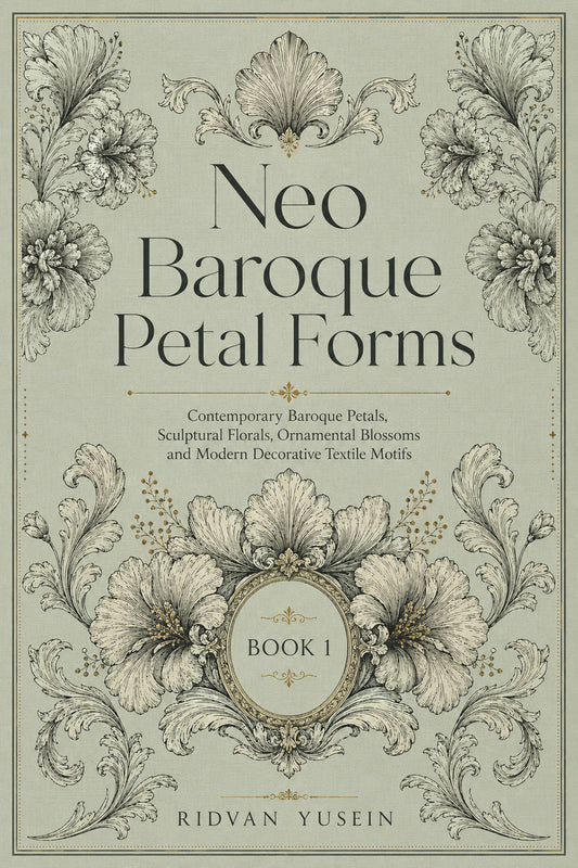 Neo Baroque Petal Forms 1 Book 03 from Neo Baroque Petal Forms Book 1, a digital embroidery design reference for machine embroidery designs, embroidery patterns and embroidery design reference.