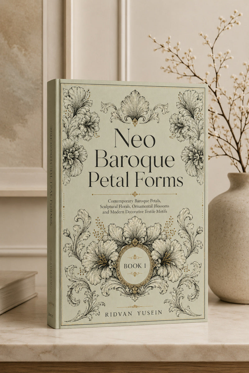 Neo Baroque Petal Forms 1 Book from Neo Baroque Petal Forms Book 1, a digital embroidery design reference for machine embroidery designs, embroidery patterns and embroidery design reference.