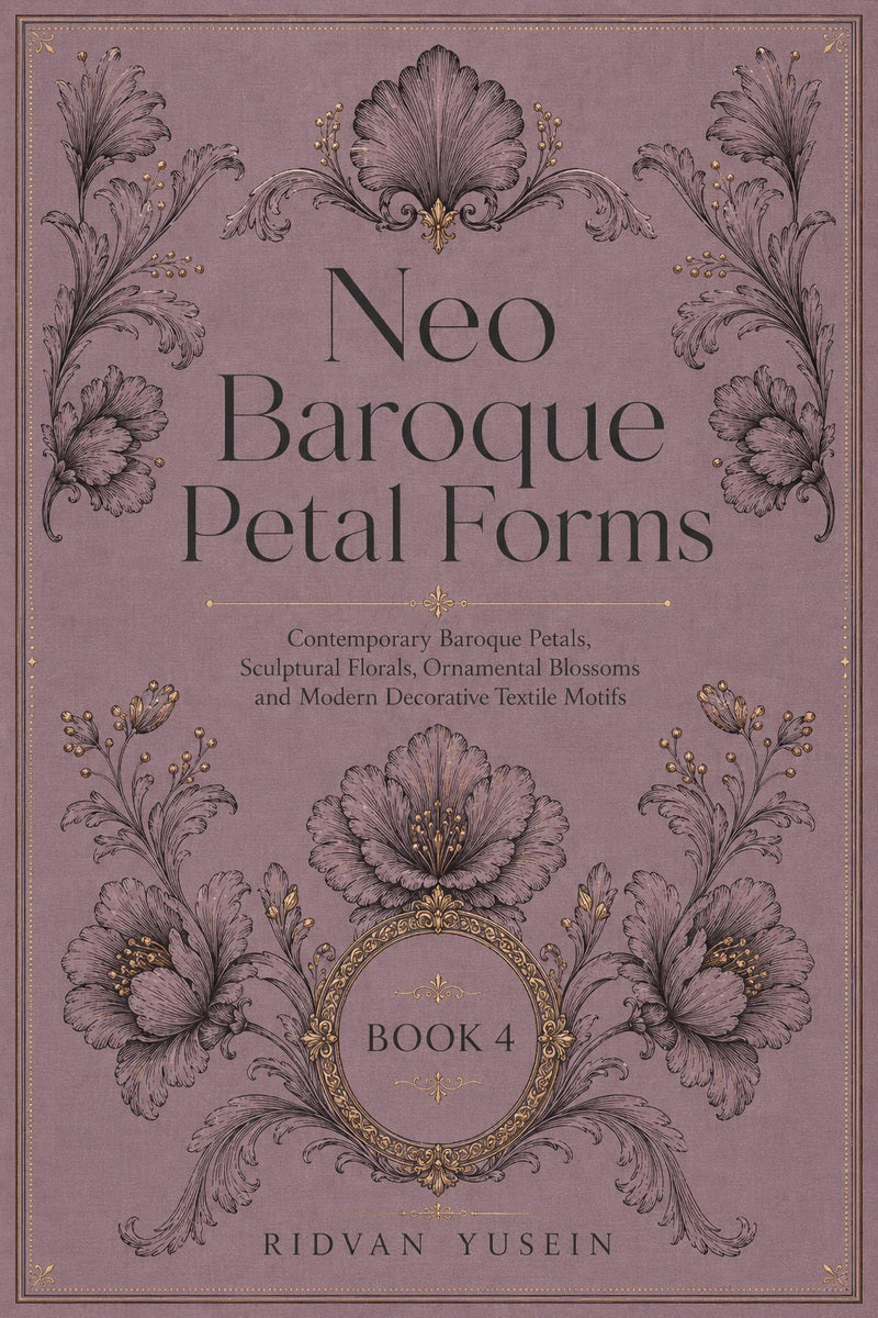 Neo Baroque Petal Forms Book 42 Product Book 4 digital PDF embroidery design book - main cover / hero image 3