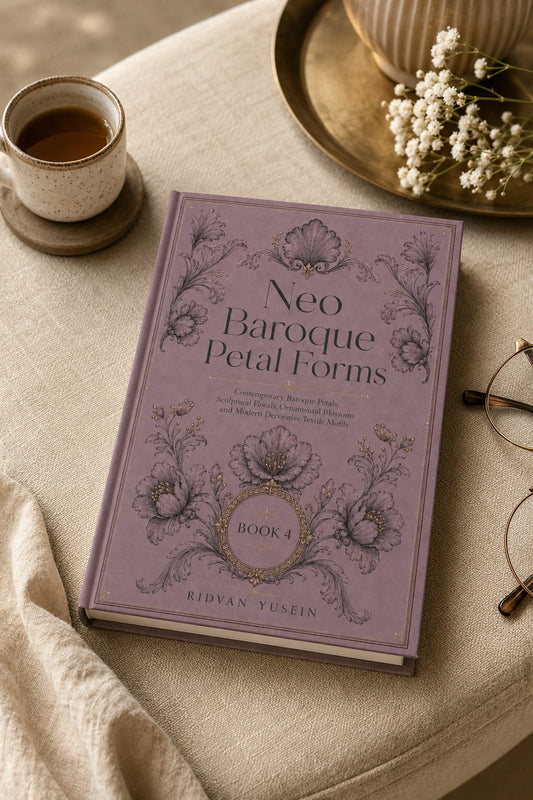 Neo Baroque Petal Forms Book 42 Product Book 4 digital PDF embroidery design book - main cover / hero image 1
