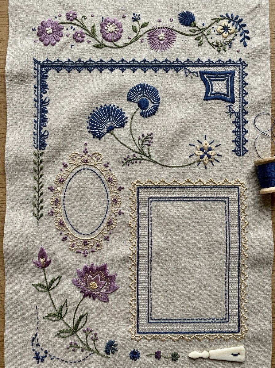 Scandinavian, Sashiko & Northern Minimal Stitch Book 16 Product Book 4 digital PDF embroidery design book - product image 9